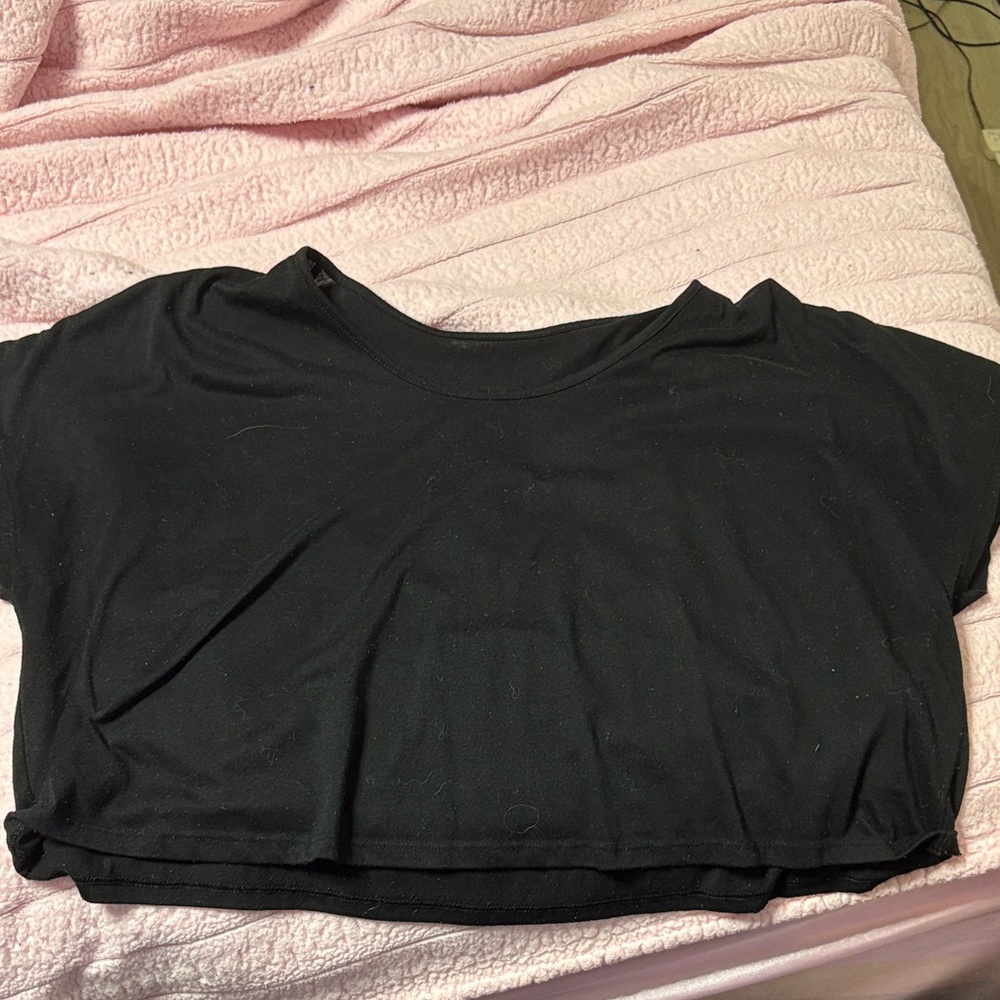 Elegant Black Women's Crop Top